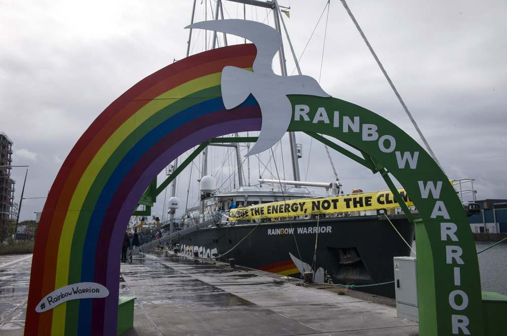 De Rainbow Warrior in België