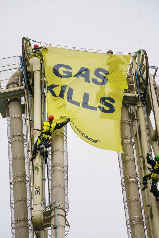 Europa slaagt er opnieuw niet in import van Russisch vloeibaar gas aan banden te leggen; Greenpeace en BBL reageren