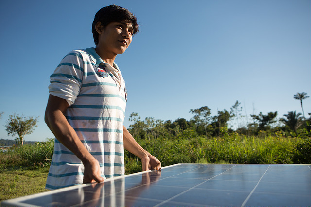 Energia solar para o povo Munduruku