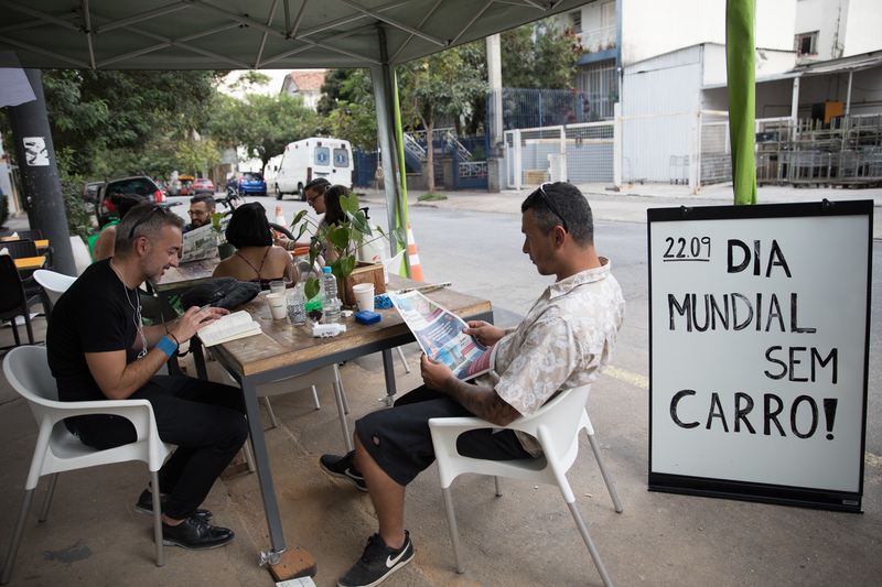 Vaga-Viva no Dia Mundial Sem Carro em São Paulo, 2017