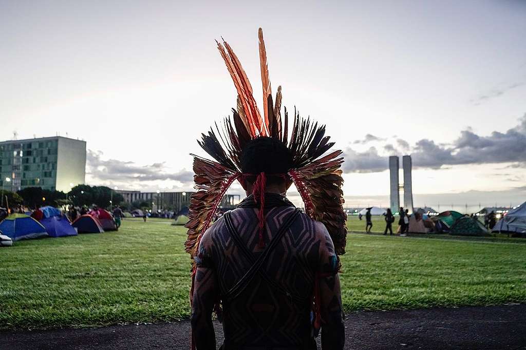 Primeiro dia do Acampamento Terra Livre 2019, em Brasília
