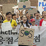 Youth Climate Strike in Seoul, S.Korea. © Soojung Do / Greenpeace
