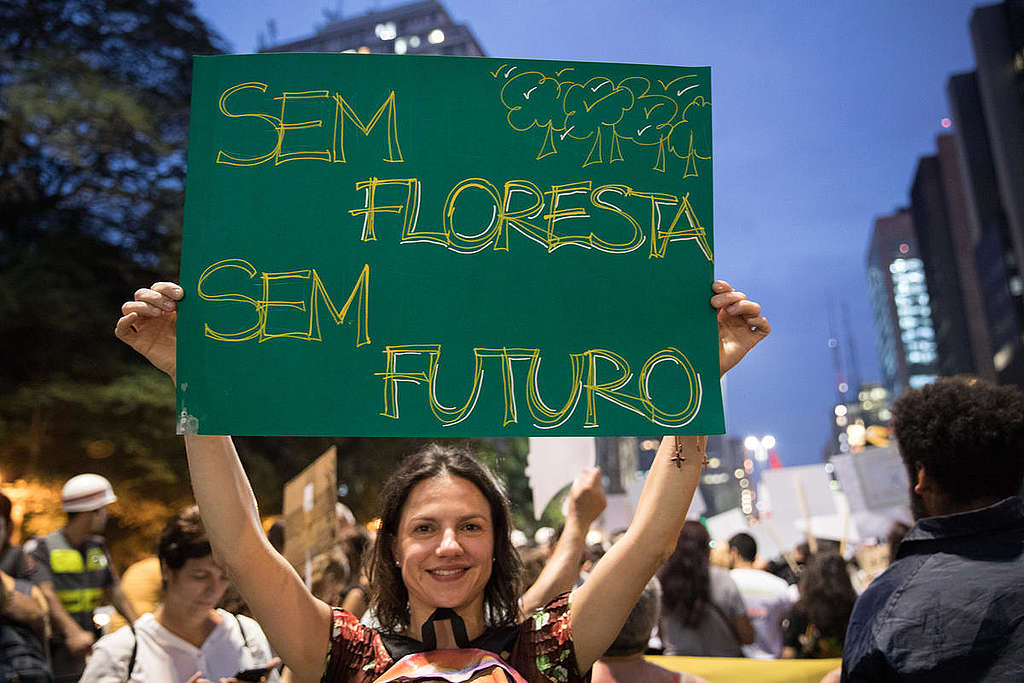 Global Climate Strike in São Paulo, Brazil. © Barbara Veiga / Greenpeace