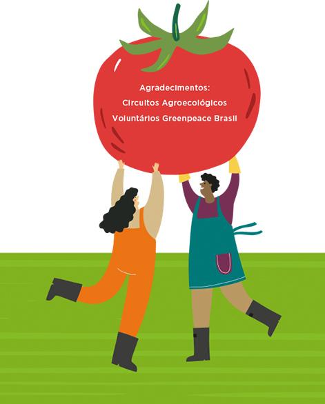 Agradecimentos Circuitos Agroecológicos Voluntários Greenpeace Brasil