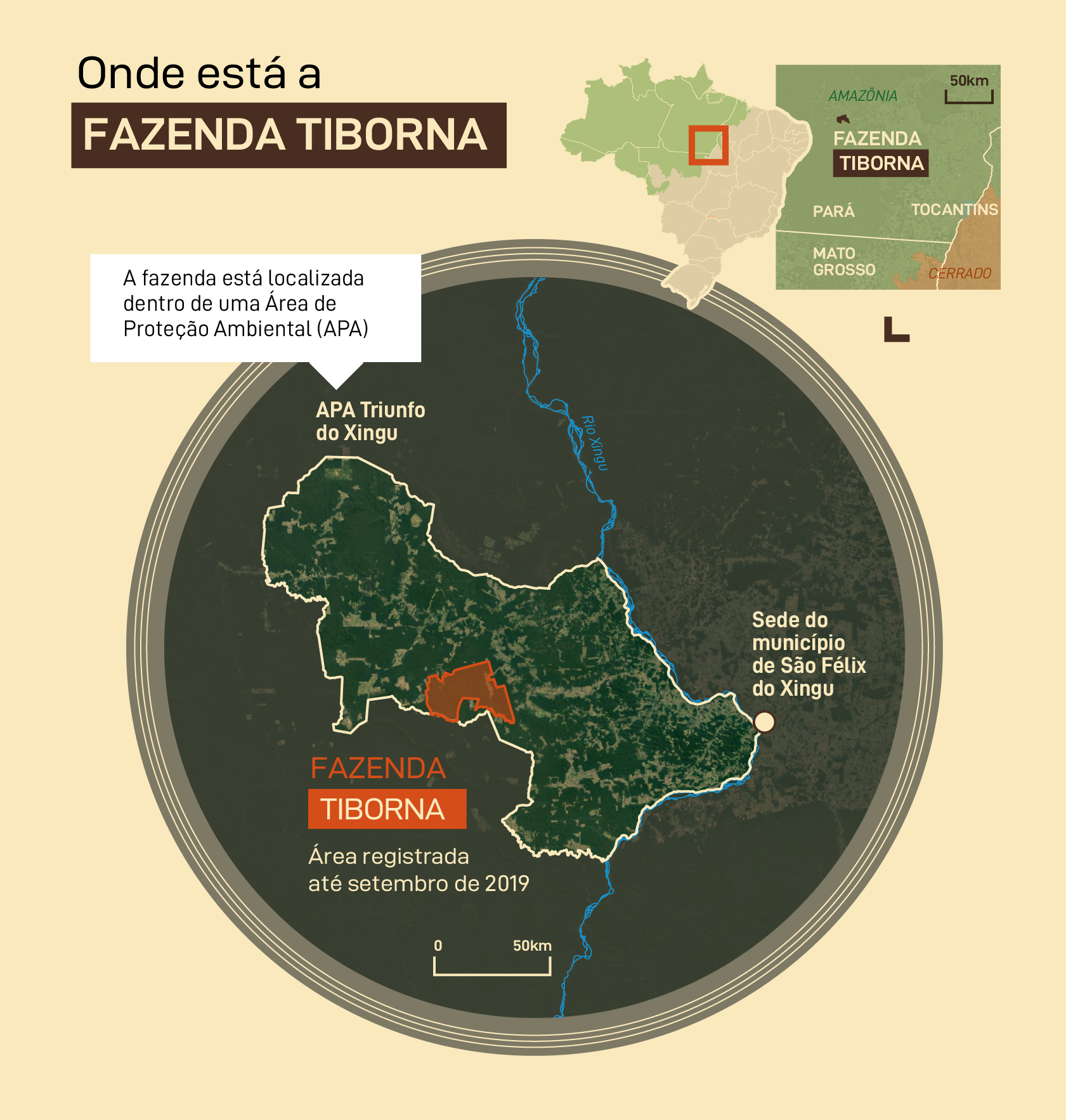 Onde está a Fazenda Tiborna