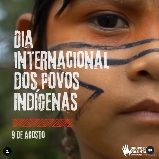 No dia Internacional dos Povos Indígenas voluntáries dizem: “Não ao Marco Temporal!”