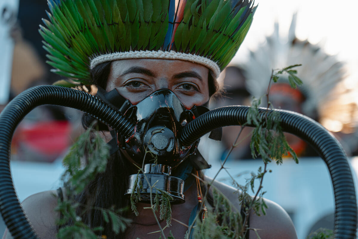 Free Land Camp 2023, in Brasilia, Brazil. © Victor Bravo / Greenpeace