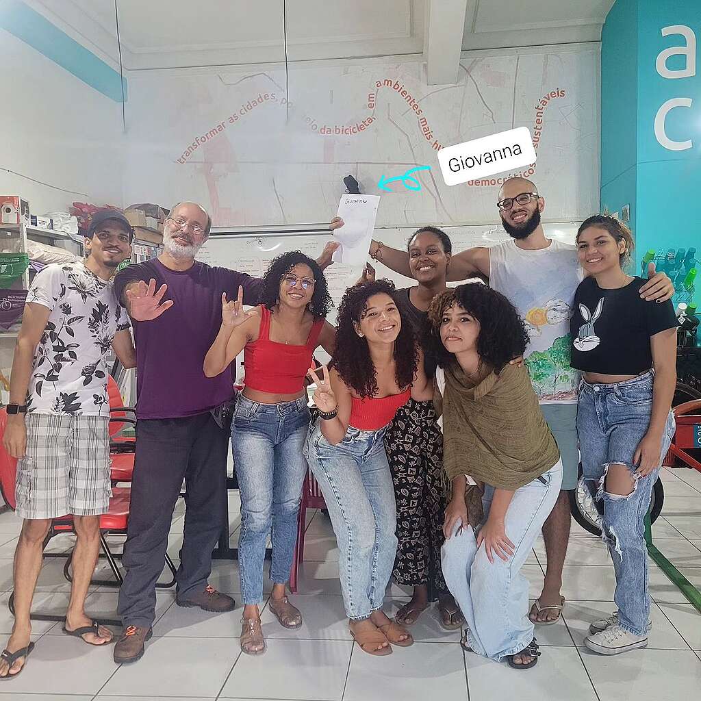 Fotografia de voluntários de Recife
