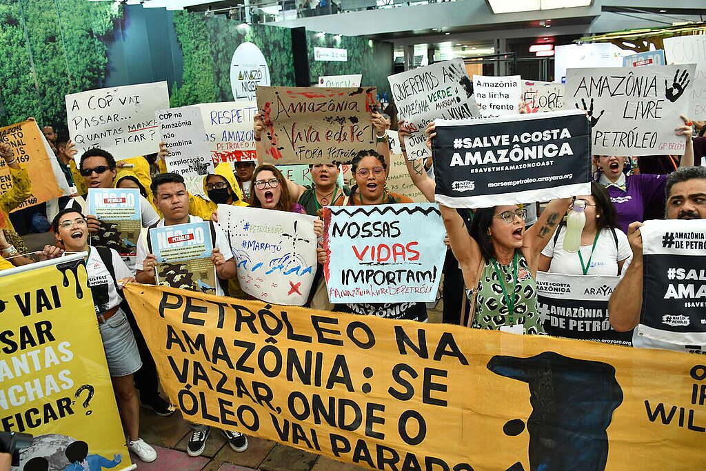 Amazon Summit in Belém, Brazil. © João Paulo Guimarães / Greenpeace Amazon Summit in Belém, Brazil. © João Paulo Guimarães / Greenpeace