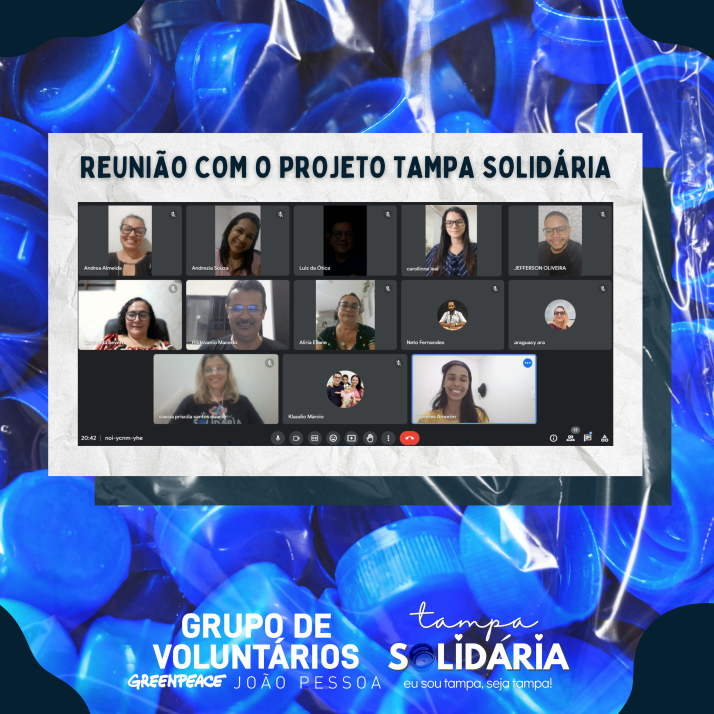 Arte com reunião do zoom feita pelos voluntários Arte com reunião do zoom feita pelos voluntários