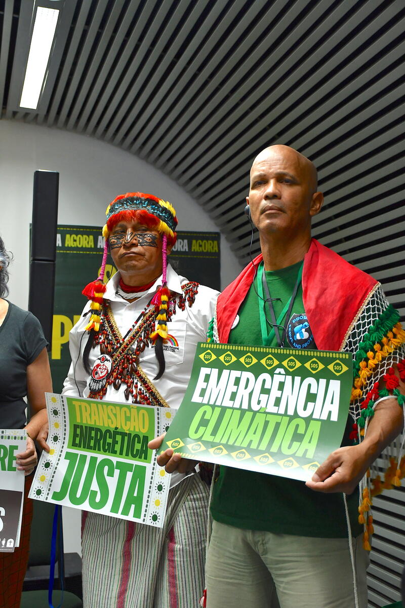 Amazon Summit in Belém, Brazil. © João Paulo Guimarães / Greenpeace