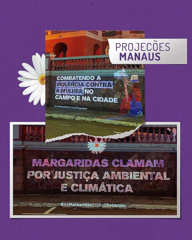 Arte com fotografia de projeções em Manaus Arte com fotografia de projeções em Manaus