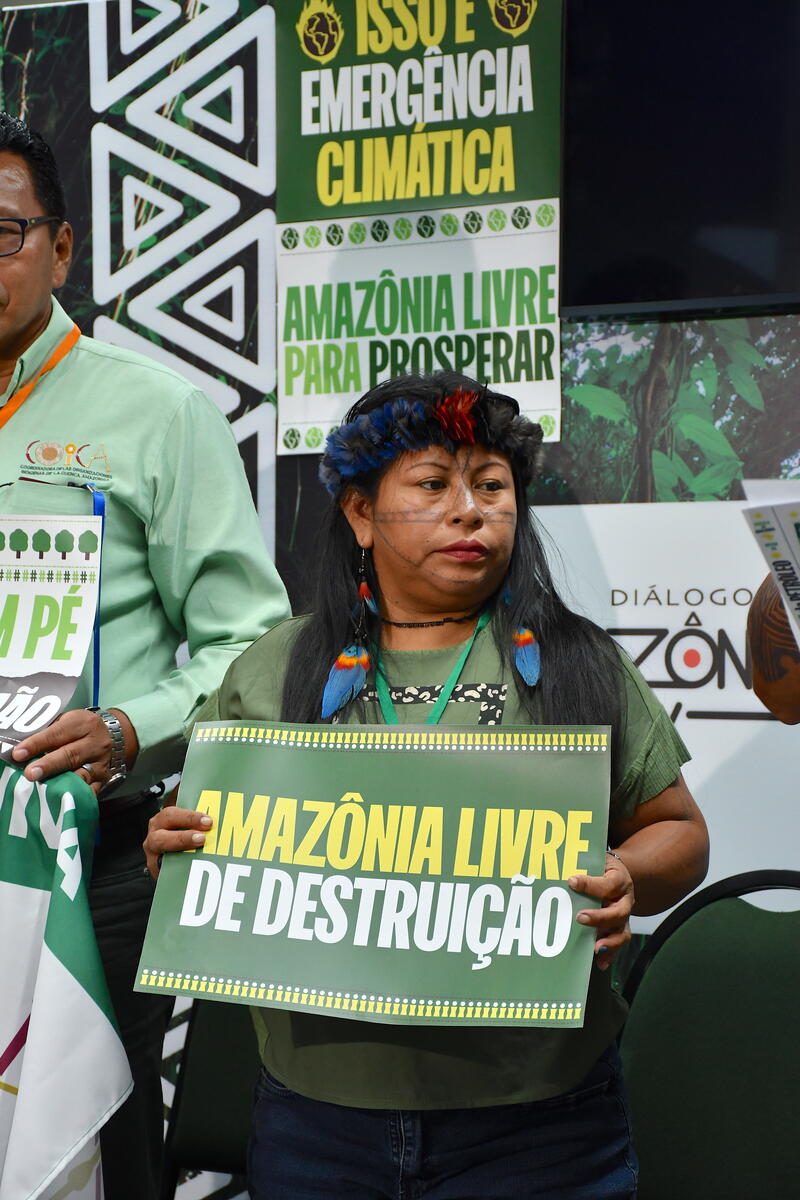 Amazon Summit in Belém, Brazil. © João Paulo Guimarães / Greenpeace