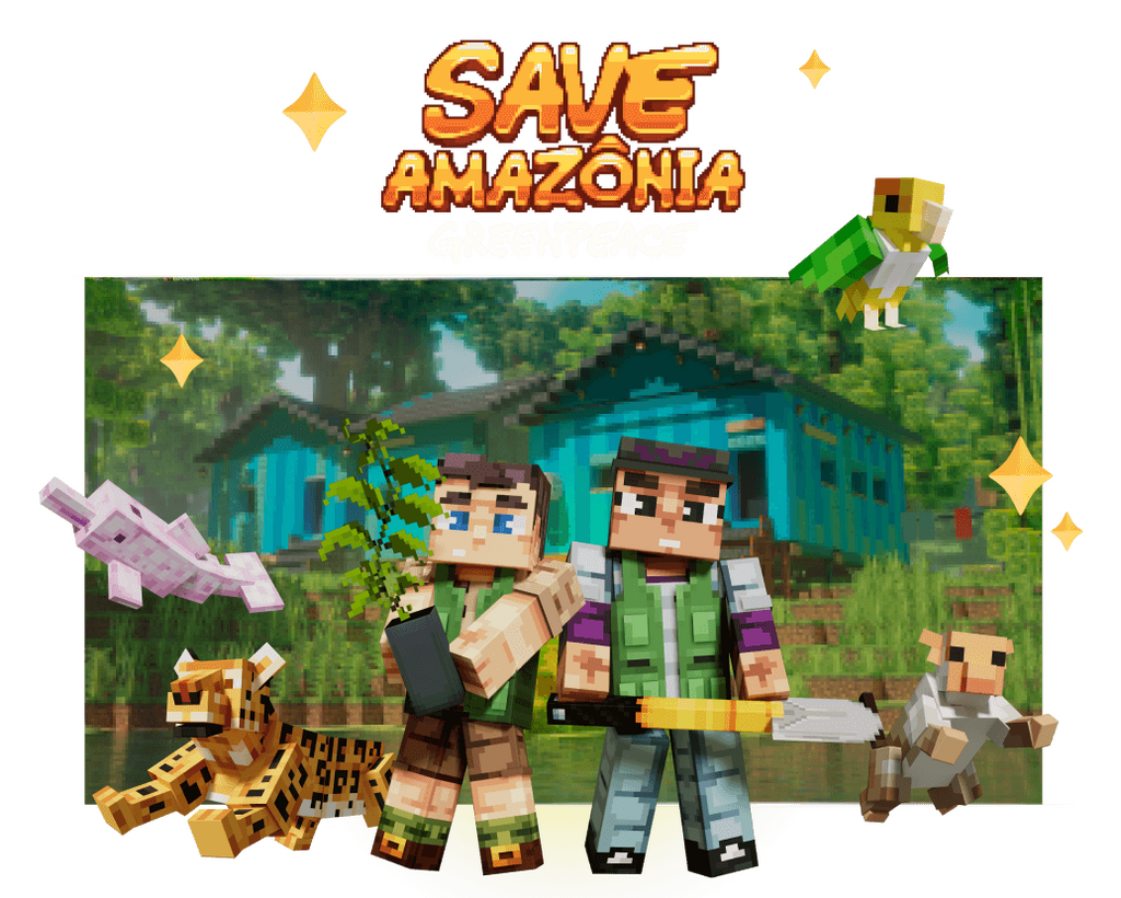 Minecraft – Save Amazônia - Greenpeace Brasil