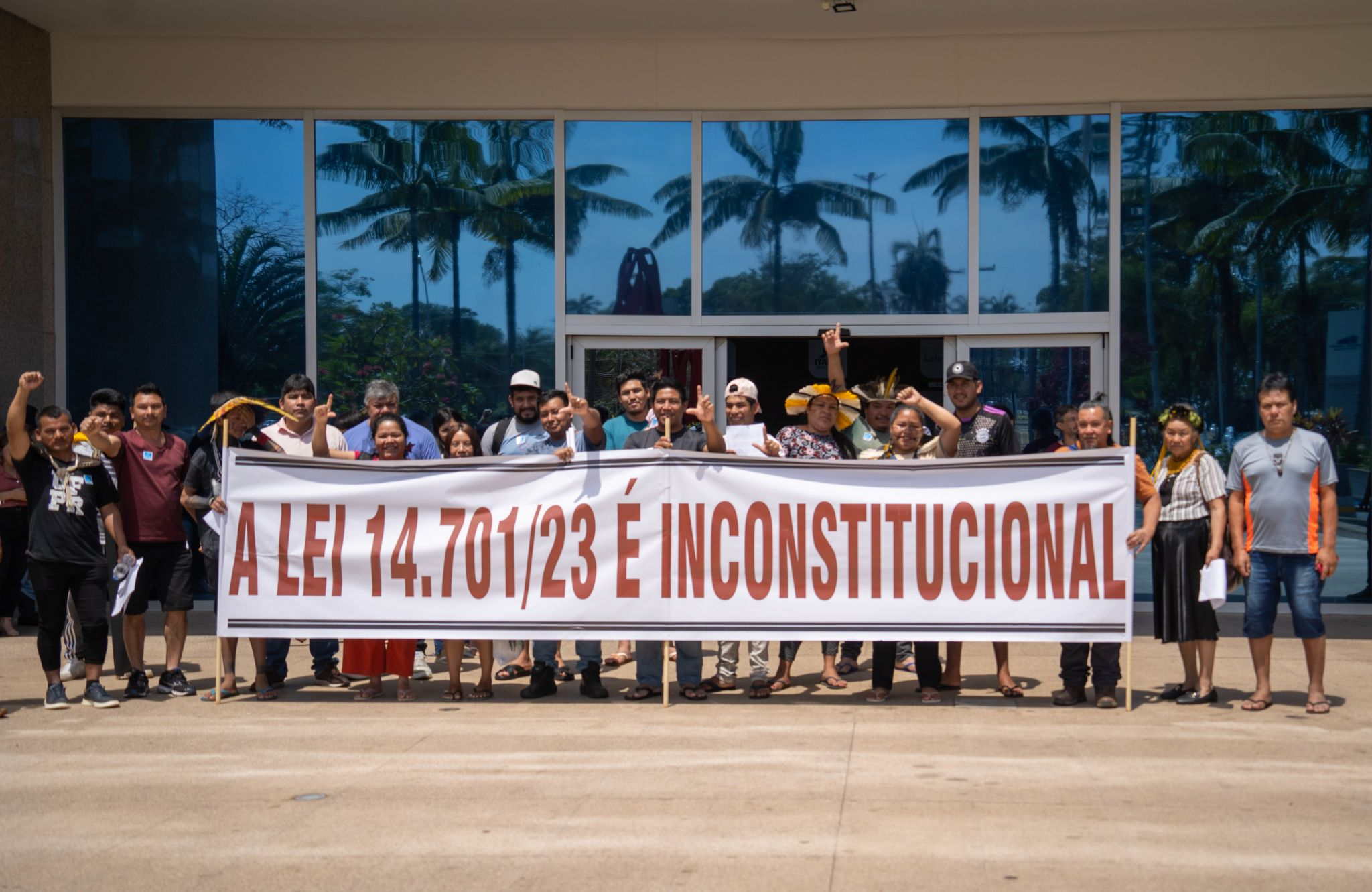 Lideranças indígenas cobram no STF a inconstitucionalidade da Lei do Marco Temporal