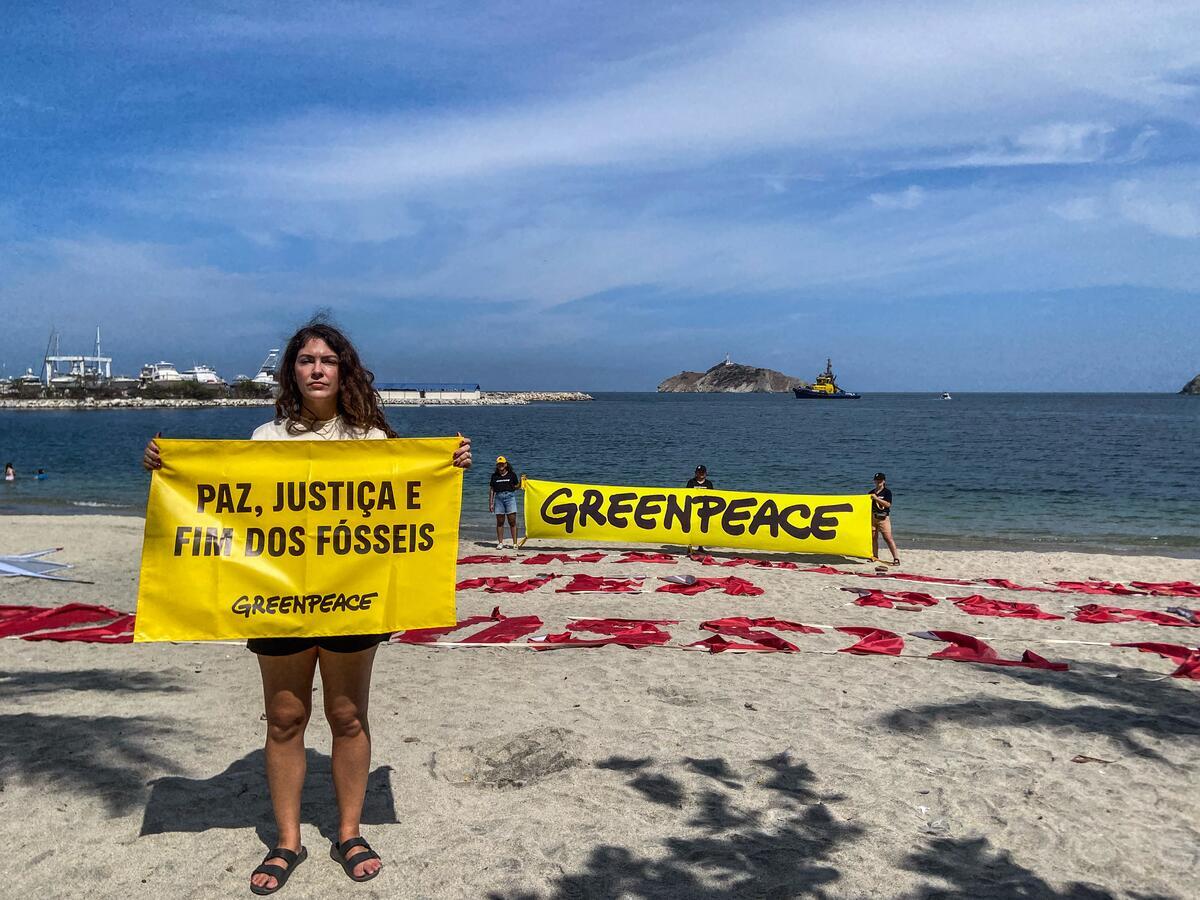 Greenpeace reage à plenária de abertura do segmento de alto nível da 1ª Conferência da Transição Para Longe dos Combustíveis Fósseis