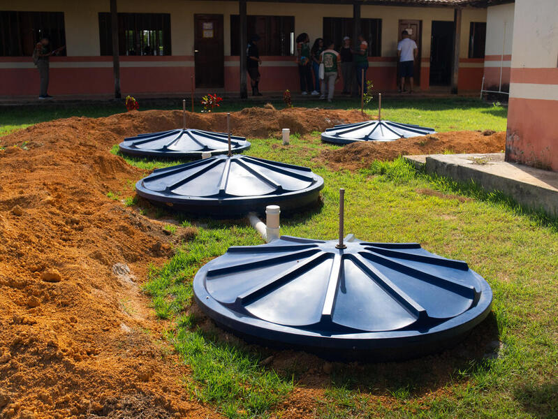 Biodigester Septic Tanks in the Community of Vila do Carmo do Maruanum, Macapá
Fossas Sépticas Biodigestoras na comunidade da Vila do Carmo do Maruanum, Macapá - AP