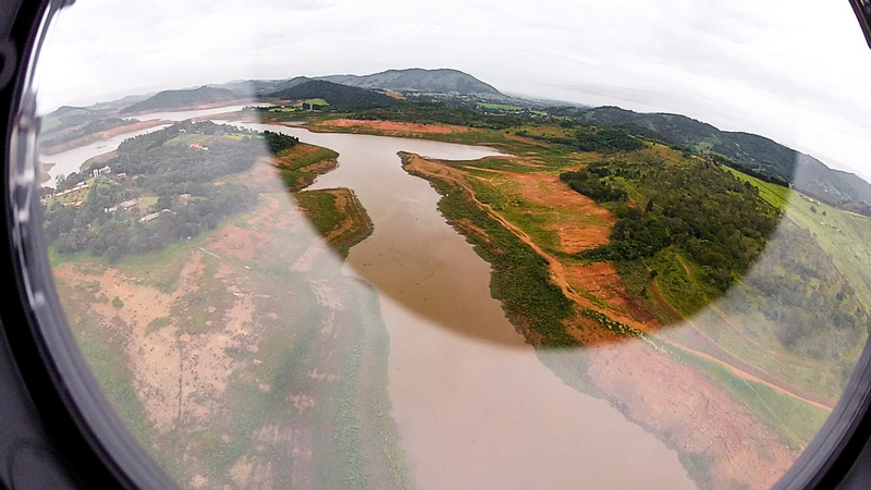 Cantareira Reservoir in Brazil
