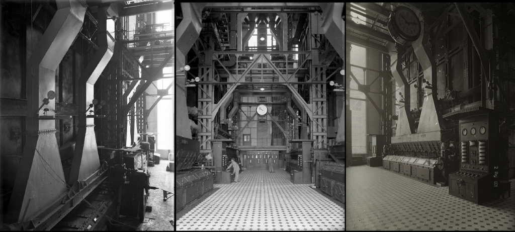 Изглед към котелното отделение на EC1 през 1932 г. © Veolia Archives Изглед към котелното отделение на EC1 през 1932 г. © Veolia Archives