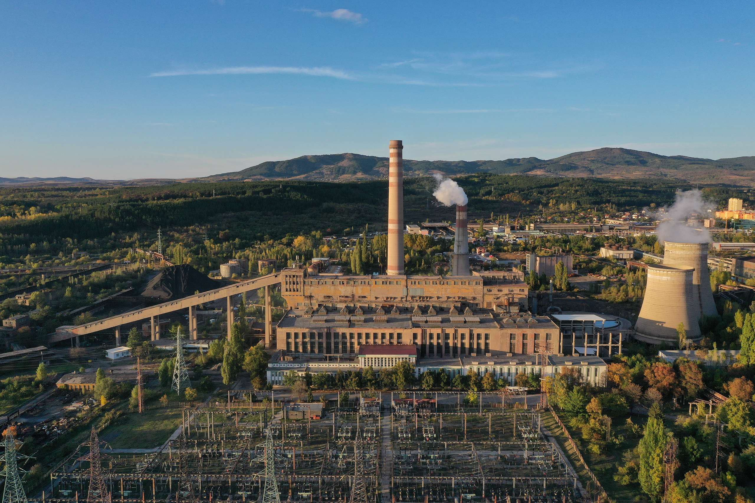 ТЕЦ Република в Перник © Greenpeace и Stratospheric Productions ТЕЦ Република в Перник © Greenpeace и Stratospheric Productions
