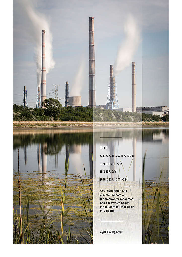 Cover of the report "The Unquenchable Thirst of Energy Production"
