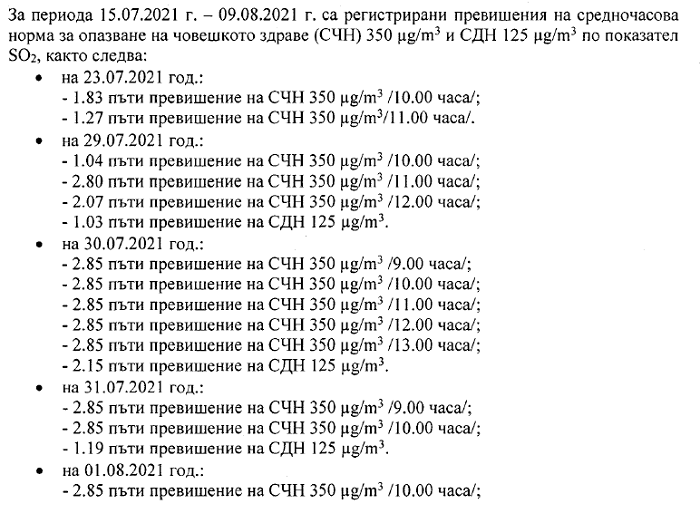 Протокол на РИОСВ – София - Бобов дол