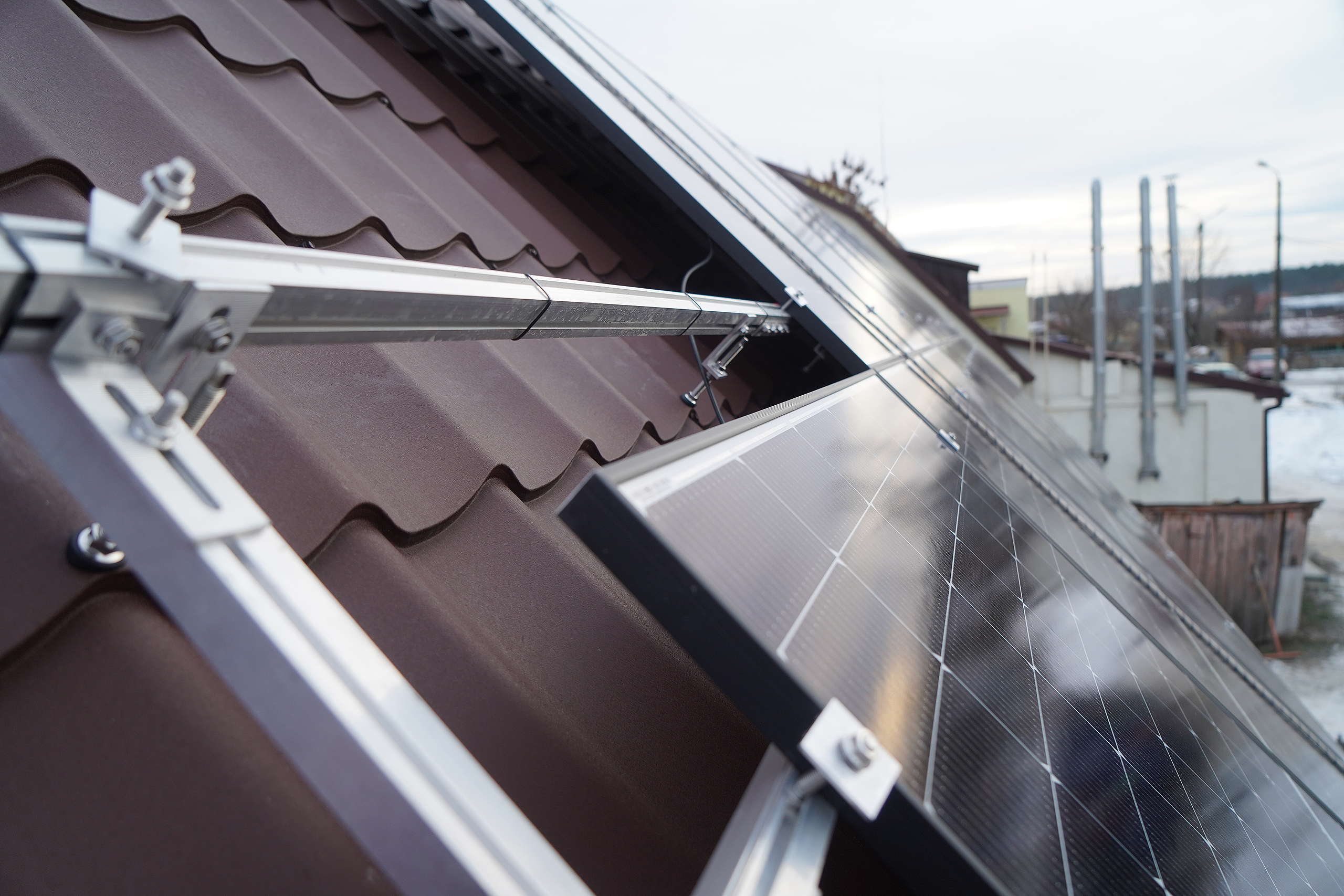 Инсталиране на термопомпа и соларни панели на болницата в село Хоренка, Украйна