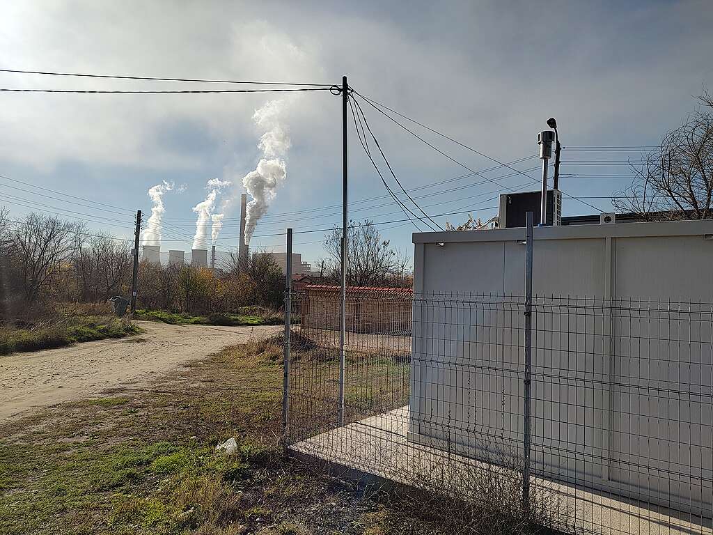 Автоматичната измервателна станция в Големо село Автоматичната измервателна станция в Големо село