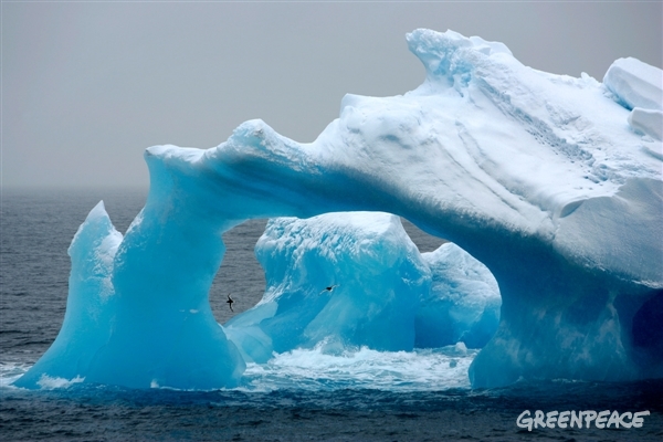 Weathered Iceberg in the Antarctic Ocean, 2008