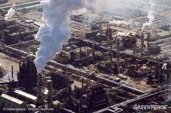 Tar sands extraction pollution, Alberta