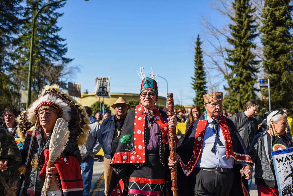 Chief Na’Moks in March in Metro Vancouver Chief Na’Moks in March in Metro Vancouver