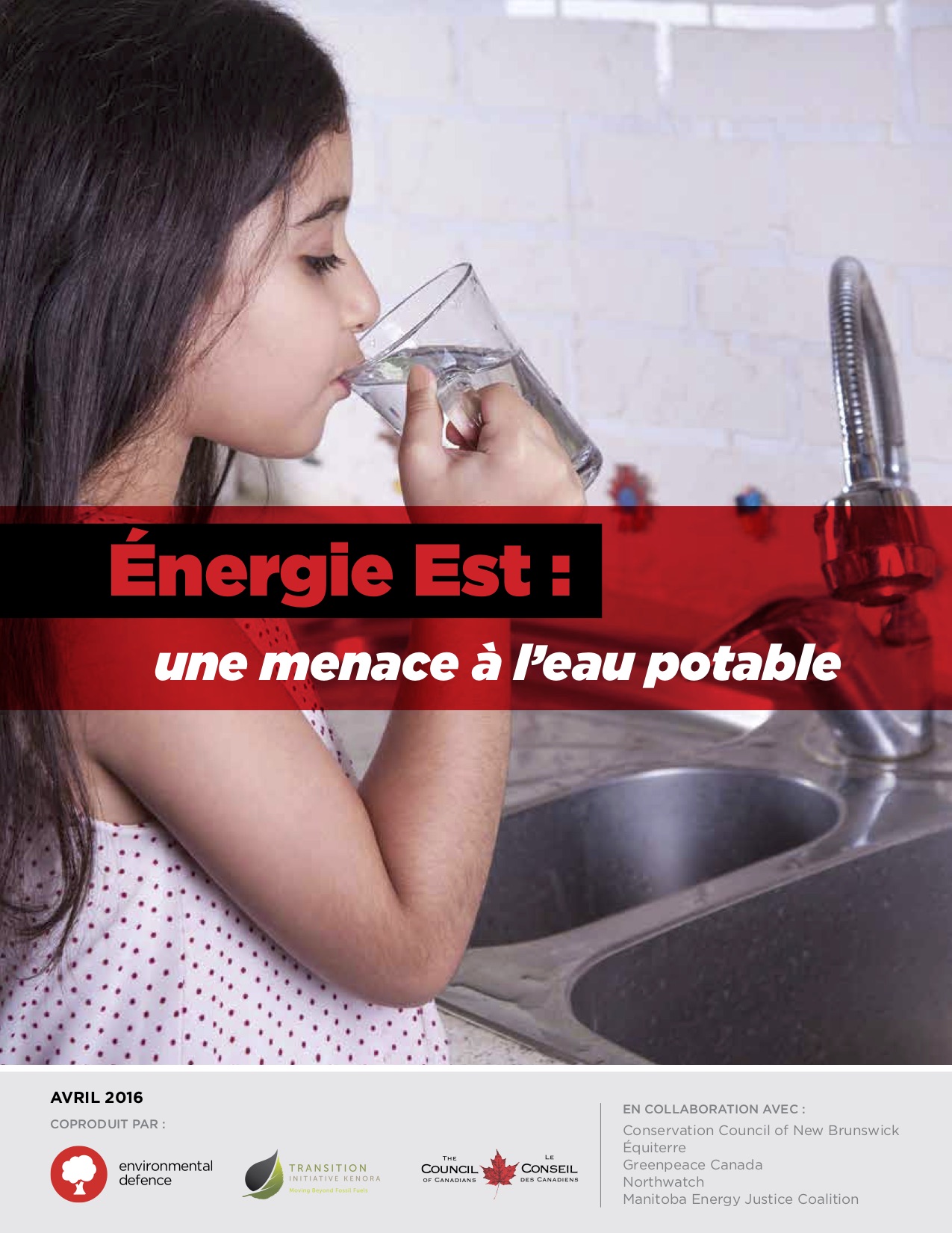 Énergie Est : une menace à l’eau potable