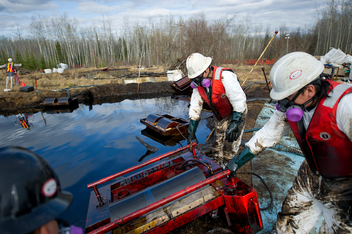 Rainbow Pipeline Spill in Alberta