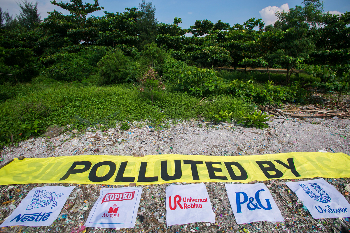 Freedom Island Waste Clean-up and Brand Audit in the Philippines