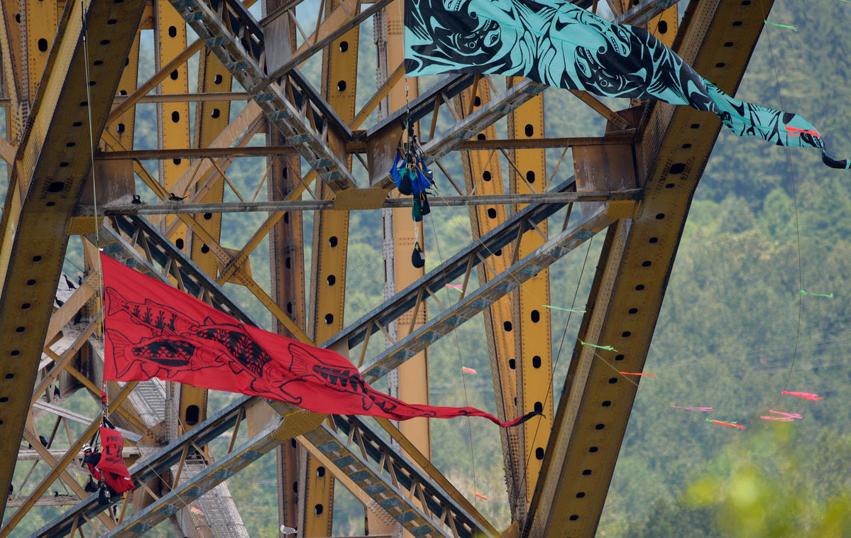 Bridge Blockade in Vancouver