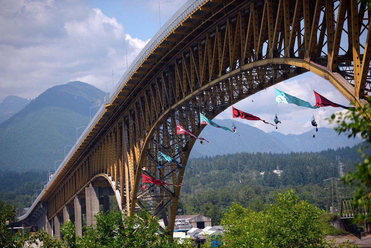 Bridge Blockade in Vancouver