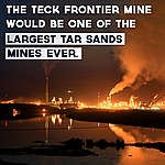 This morning the Teck Frontier tar sands mine hearing began in Fort McMurray.
