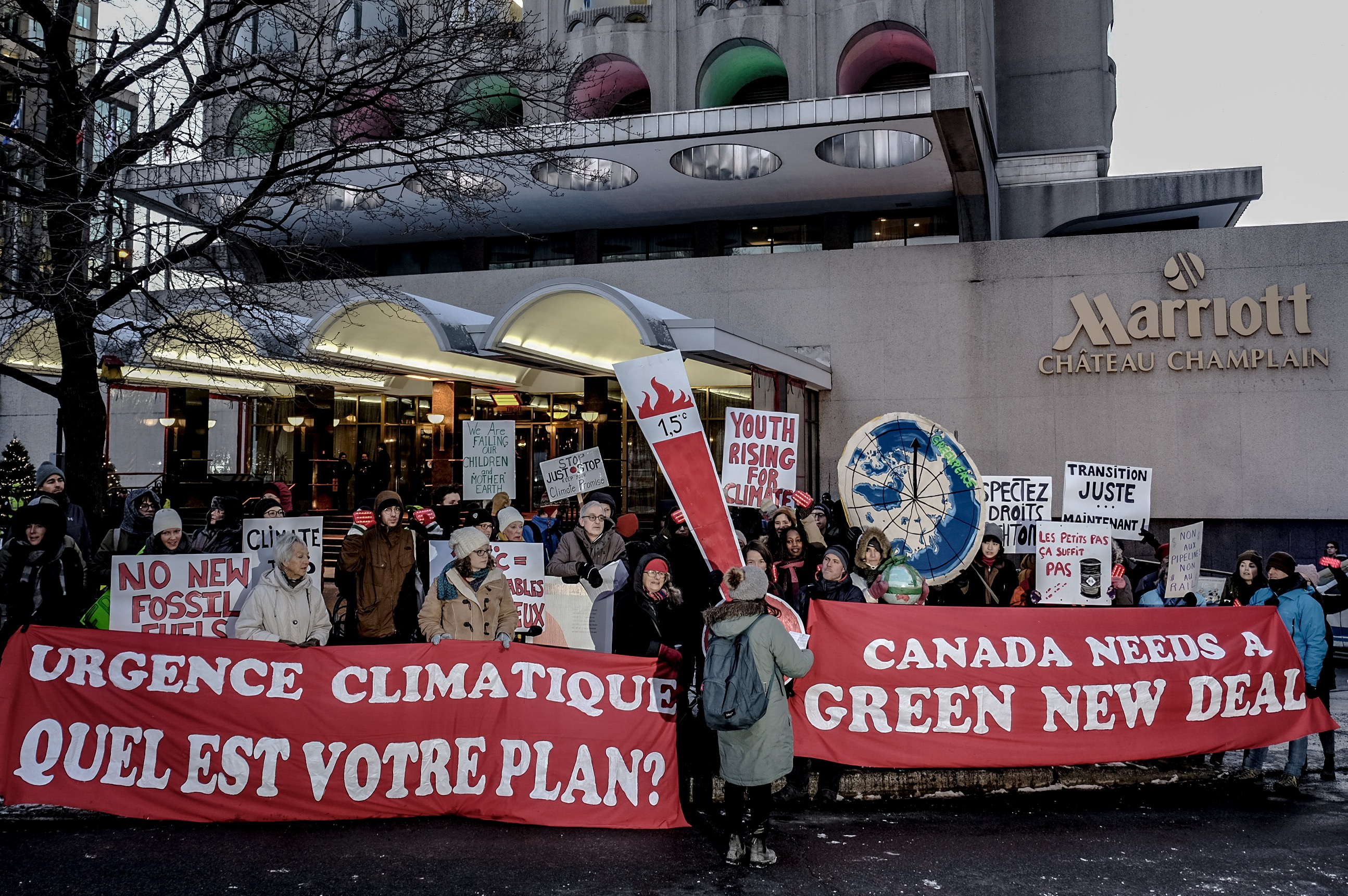 PRESS RELEASE: Rally outside First ministers meeting in Montreal to remind them of the urgent need to take bold climate action