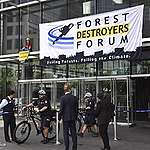 Breaking News: Greenpeace activists scale Vancouver Convention Centre to protest global brands’ role in climate crisis