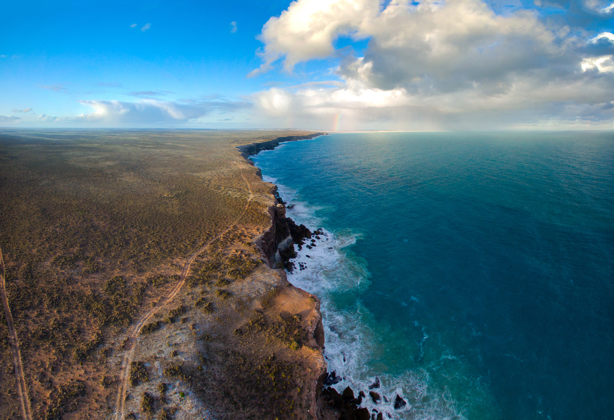 Aerial View of the Great Australian Bight. © Greenpeace / Jaimen Hudson