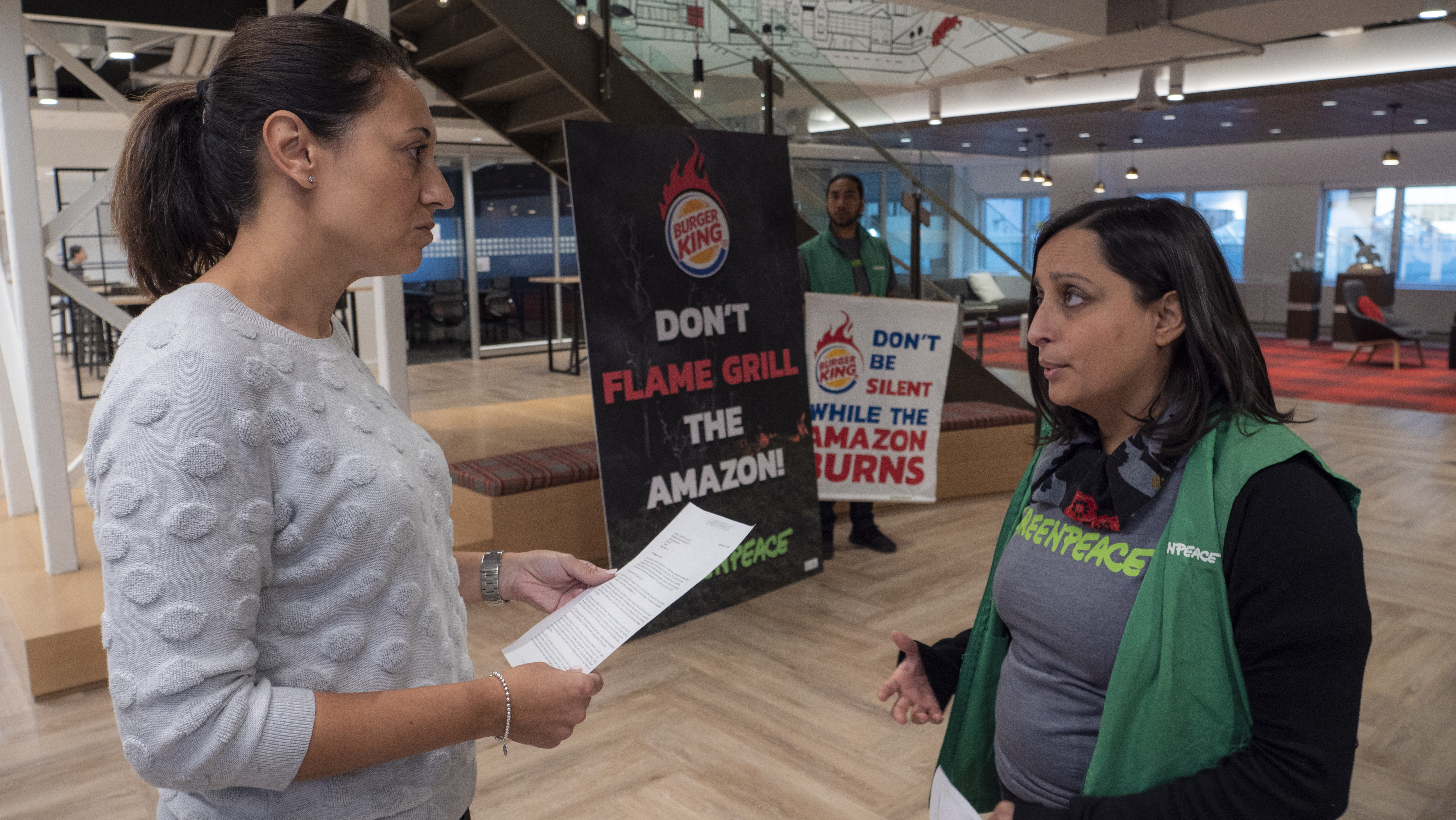 We delivered a message to Burger King’s global headquarters