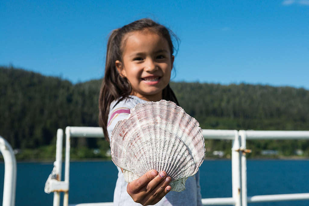 Good Shell - Haida Gwaii. © Greenpeace / Keri Coles
