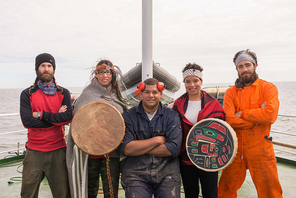 People Vs. Oil - We Are Ready. © Greenpeace / Keri Coles