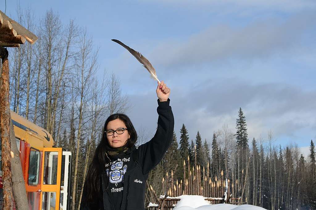 Eve Saint, daughter of Wet'suwet'en hereditary chief Woos,
