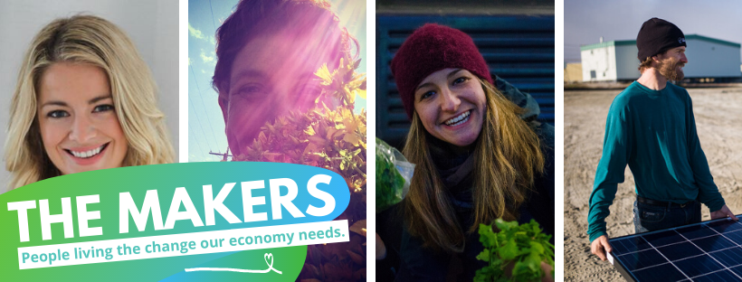 Big, transformative change can be hard to picture. Here are four extraordinary "regular" people living the values that should underpin the COVID-19 economic recovery, from installing solar panels, to delivering healthy food to those in need, to sewing masks for health professionals.