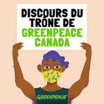 Greenpeace Discours du Throne