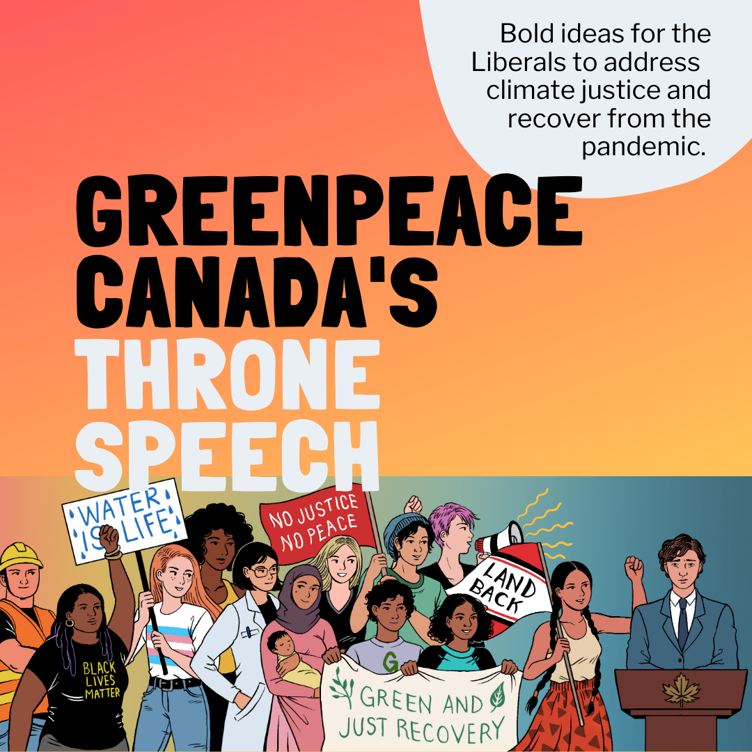 Greenpeace Canada's Speech from the Throne