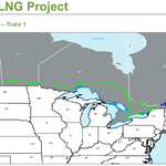 Goldboro LNG project map