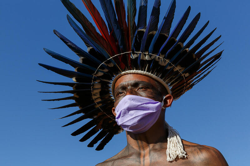 Indigenous Struggle for Life Camp 2021 in Brasília, Brazil