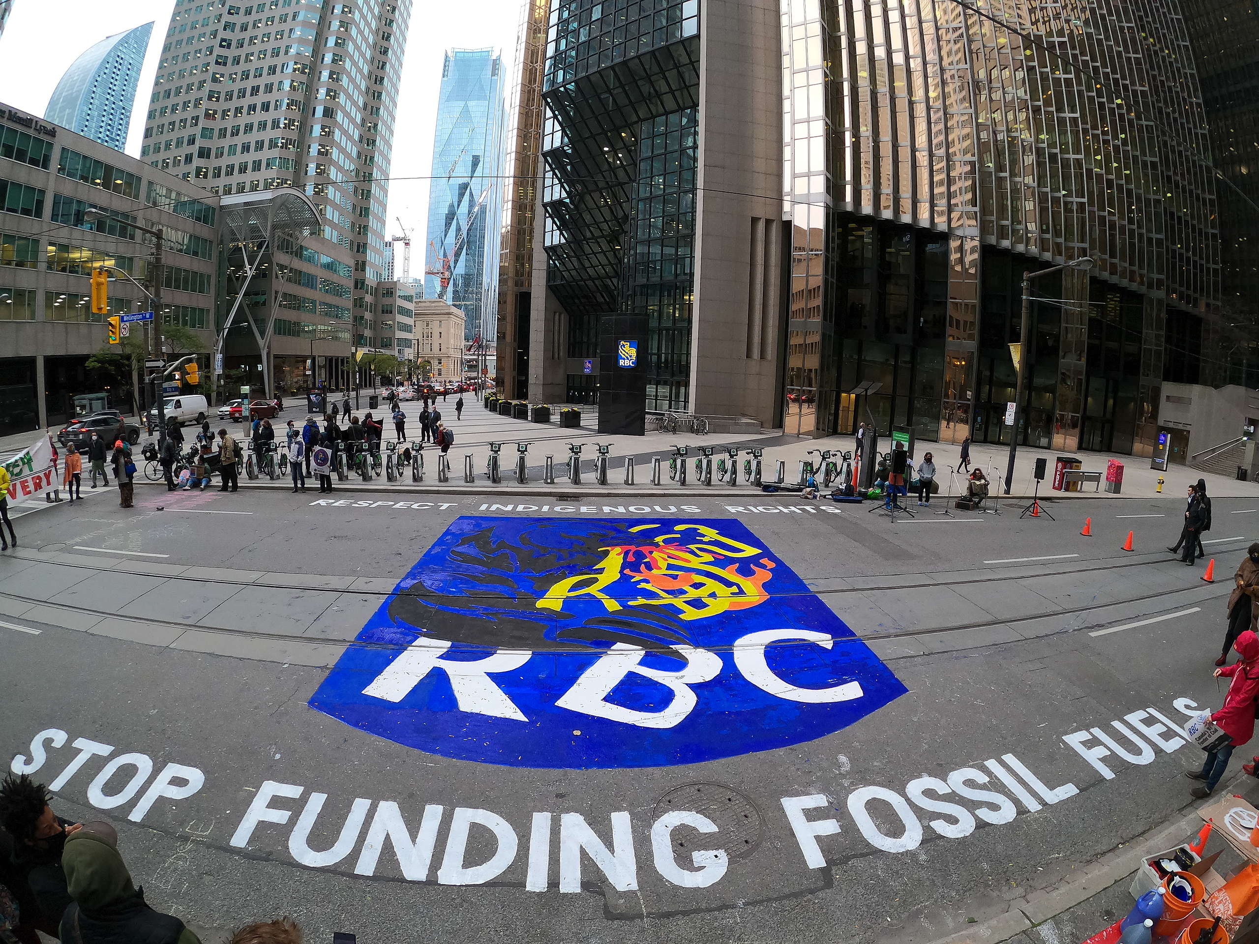 On the eve of COP26, people across the country are unhappy with canada’s largest bank, RBC, for its refusal to stop financing new fossil fuel projects